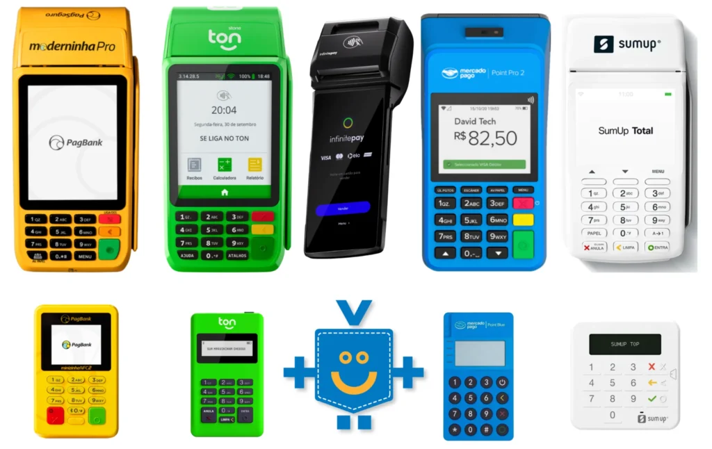 Qual maquininha de cartão tem a menor taxa no parcelado?